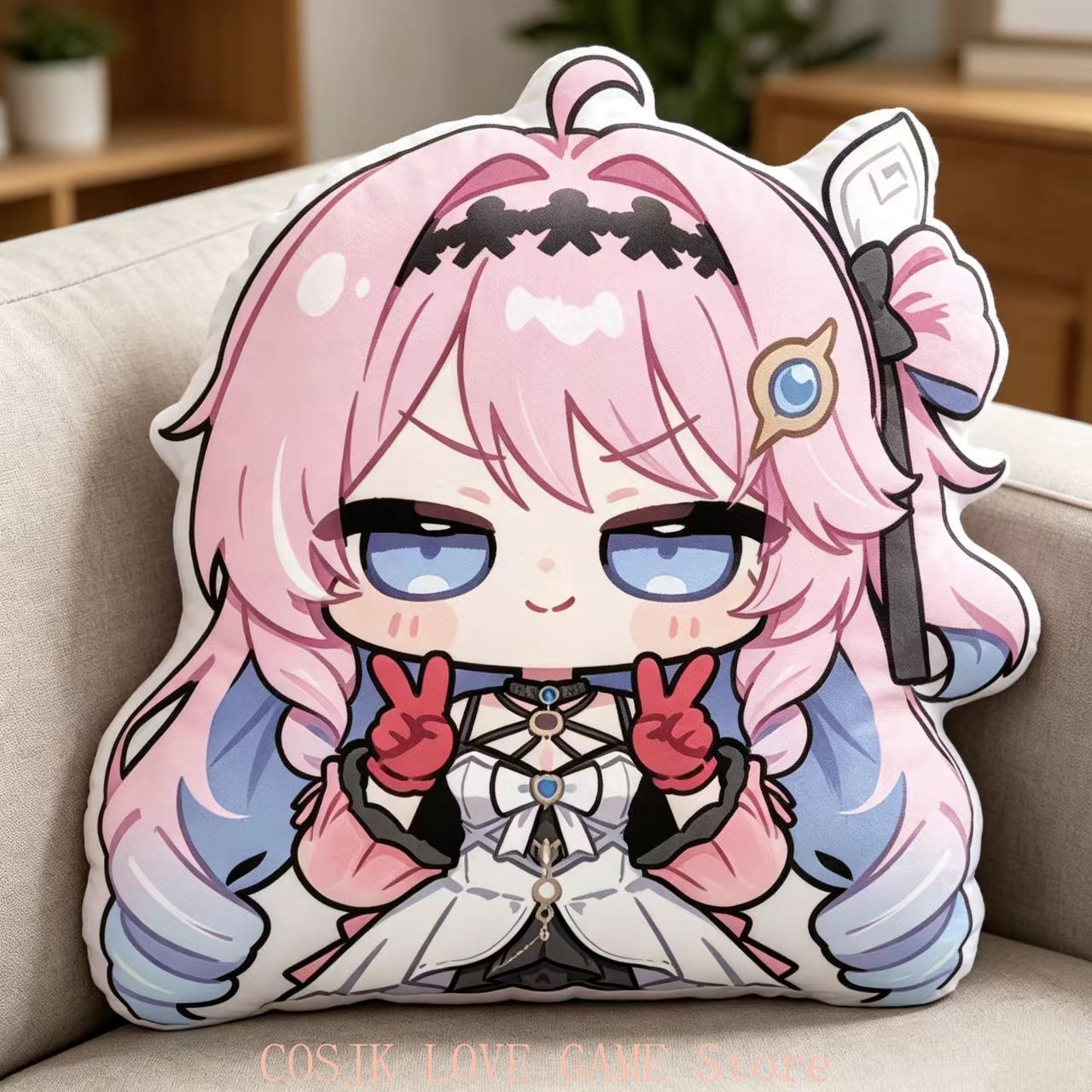 Anime Denia Wuthering Waves Q  - مراجعة Decorative Throw Pillow وسعره