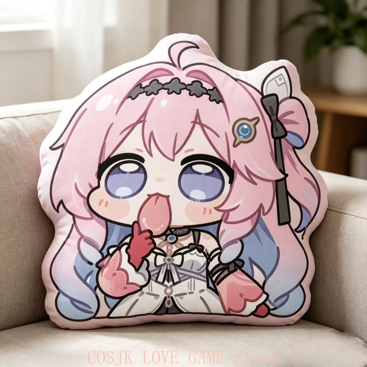 Anime Denia Wuthering Waves Q  - مراجعة Decorative Throw Pillow وسعره