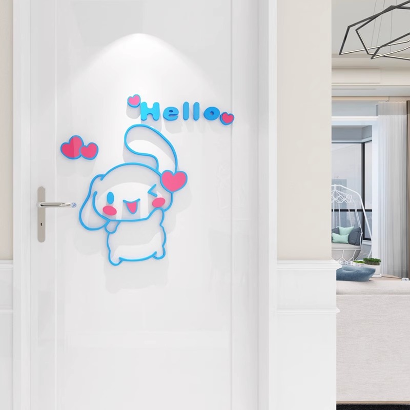 Sanrio Cinnamoroll 3D acrylic  - مراجعة Home Decor Wallpaper وسعره