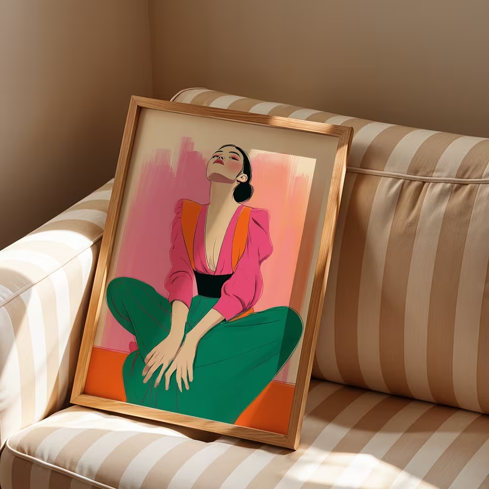 Modern,Retro Pluralistic Femin - مراجعة Home Decor Mod وسعره