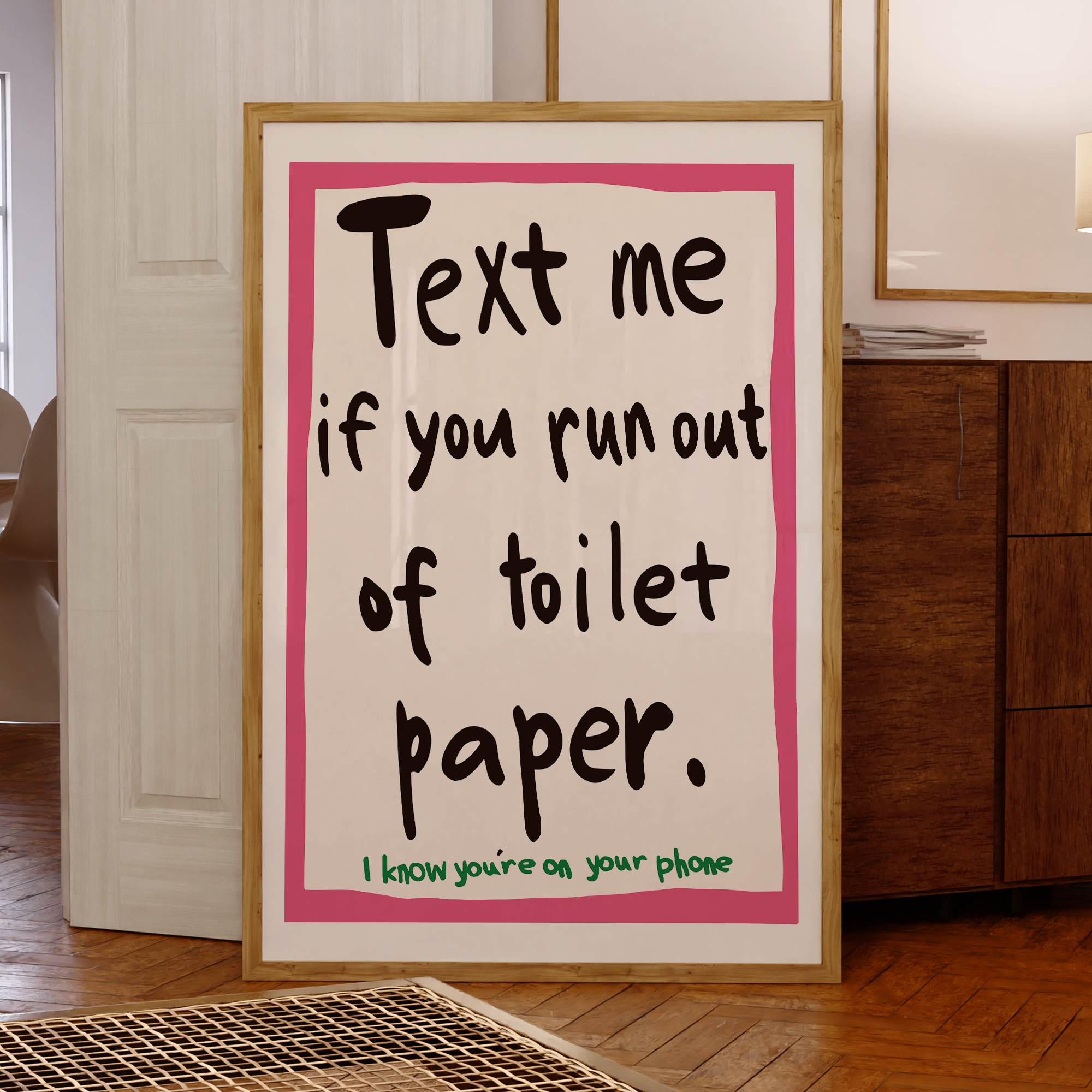 Modern Text Me If You Run Out  - مراجعة Home Decor Mod وسعره
