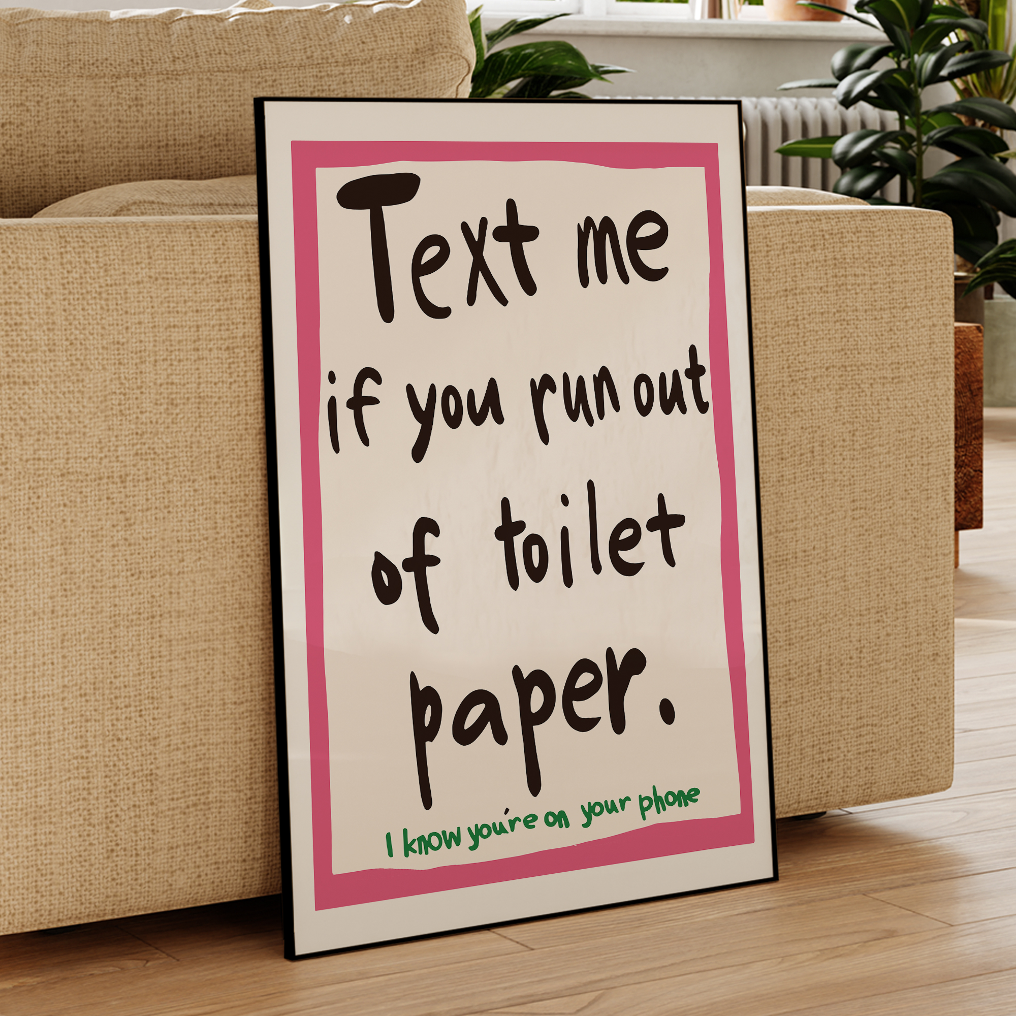 Modern Text Me If You Run Out  - مراجعة Home Decor Mod وسعره