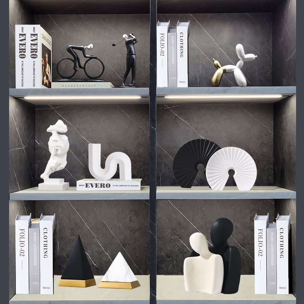 Nordic Luxury Abstract Sculptu - مراجعة Abstract Sculpture Resin وسعره