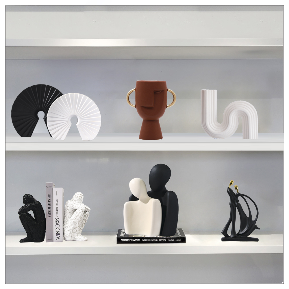 Nordic Luxury Abstract Sculptu - مراجعة Abstract Sculpture Resin وسعره