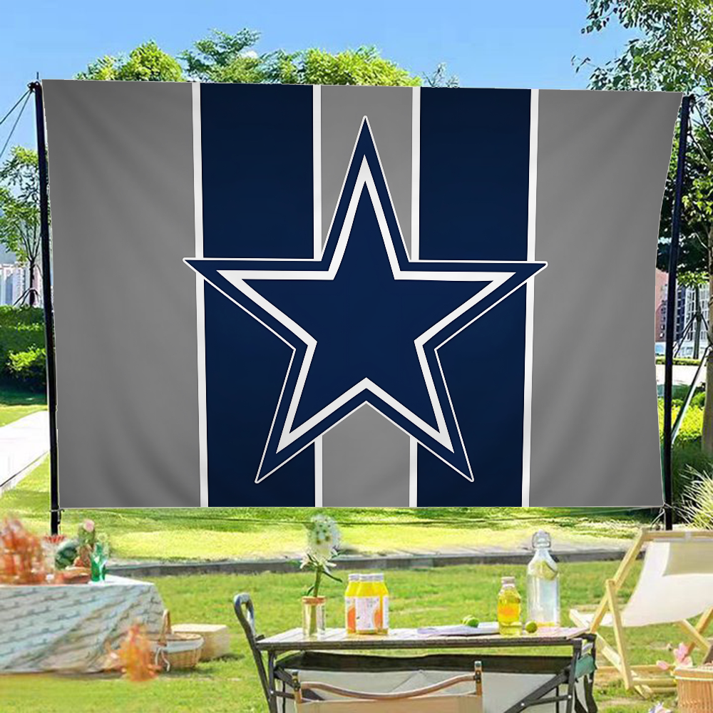 Dallas C-Cowboys LOGO Colorful - مراجعة Home Decor Dallas وسعره