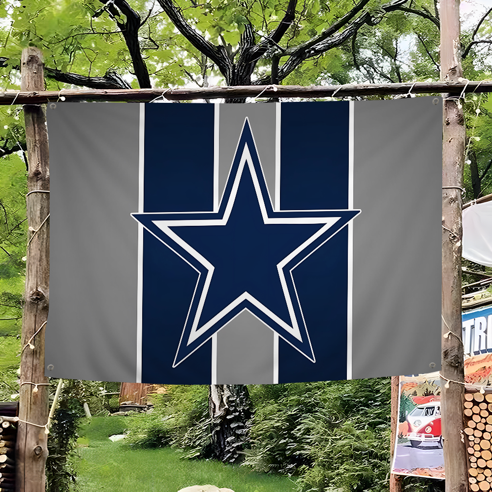 Dallas C-Cowboys LOGO Colorful - مراجعة Home Decor Dallas وسعره