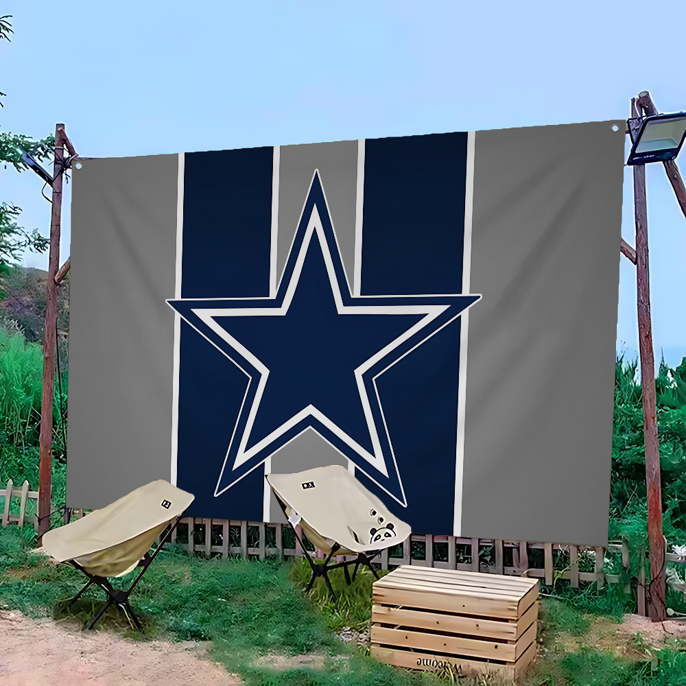 Dallas C-Cowboys LOGO Colorful - مراجعة Home Decor Dallas وسعره