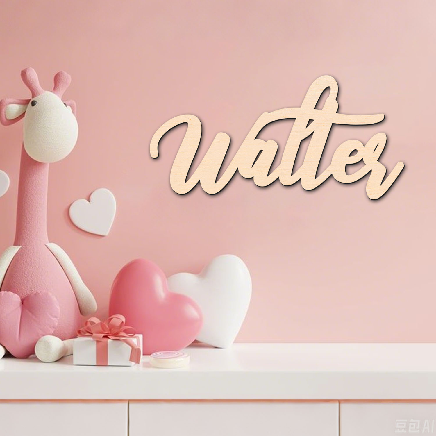 1pc Personalized Wooden Name S - مراجعة Home Decor Com وسعره