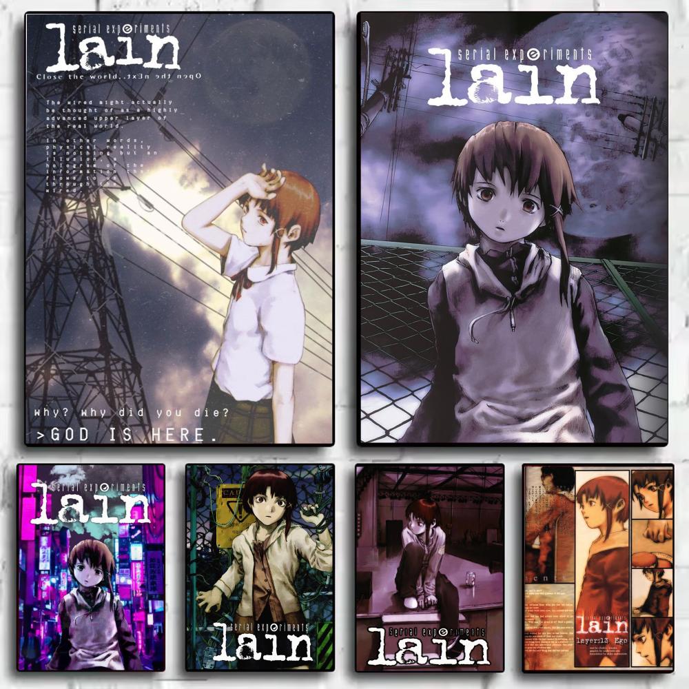 Anime S-Serial Experiments Lai - مراجعة Home Decor Wallpaper وسعره