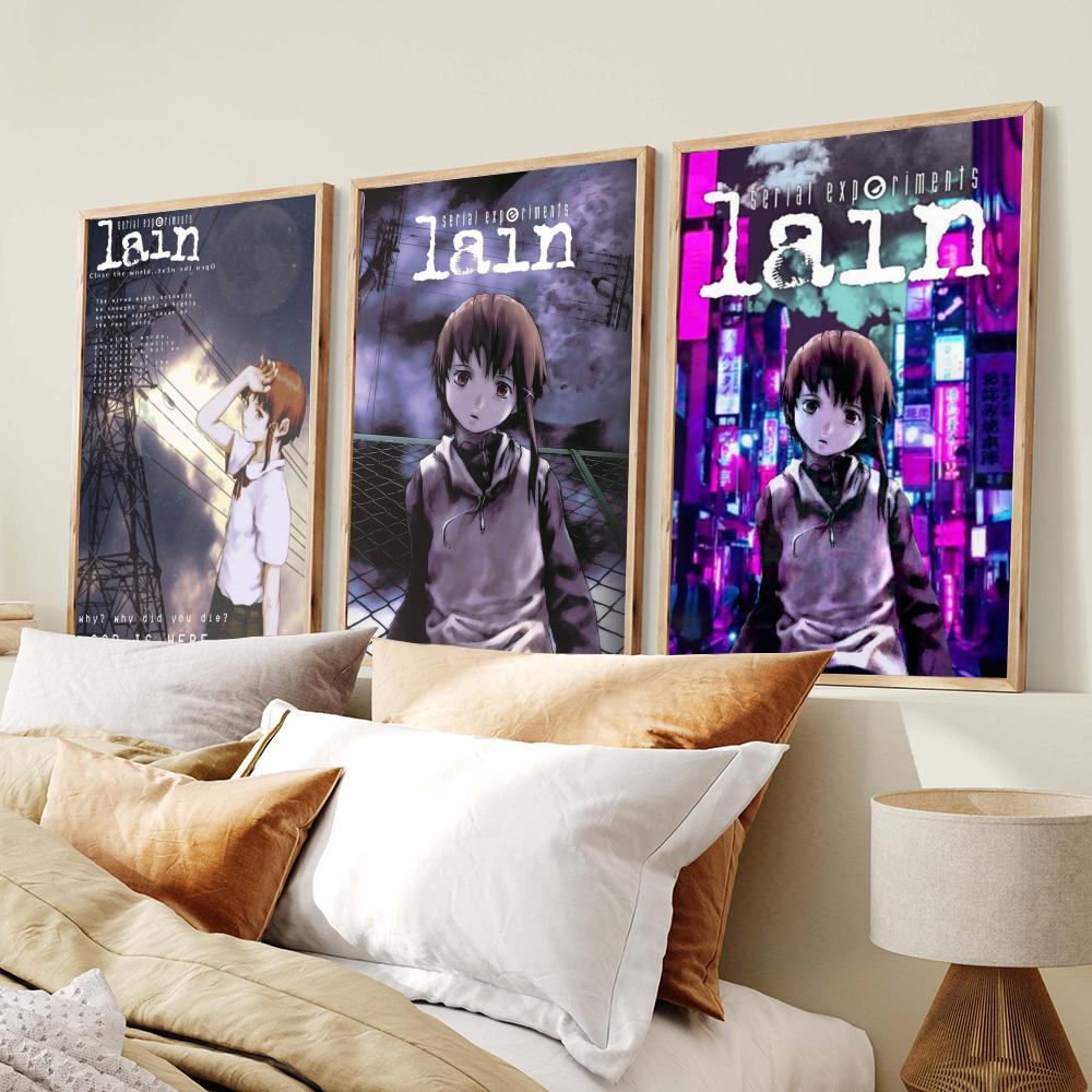 Anime S-Serial Experiments Lai - مراجعة Home Decor Wallpaper وسعره