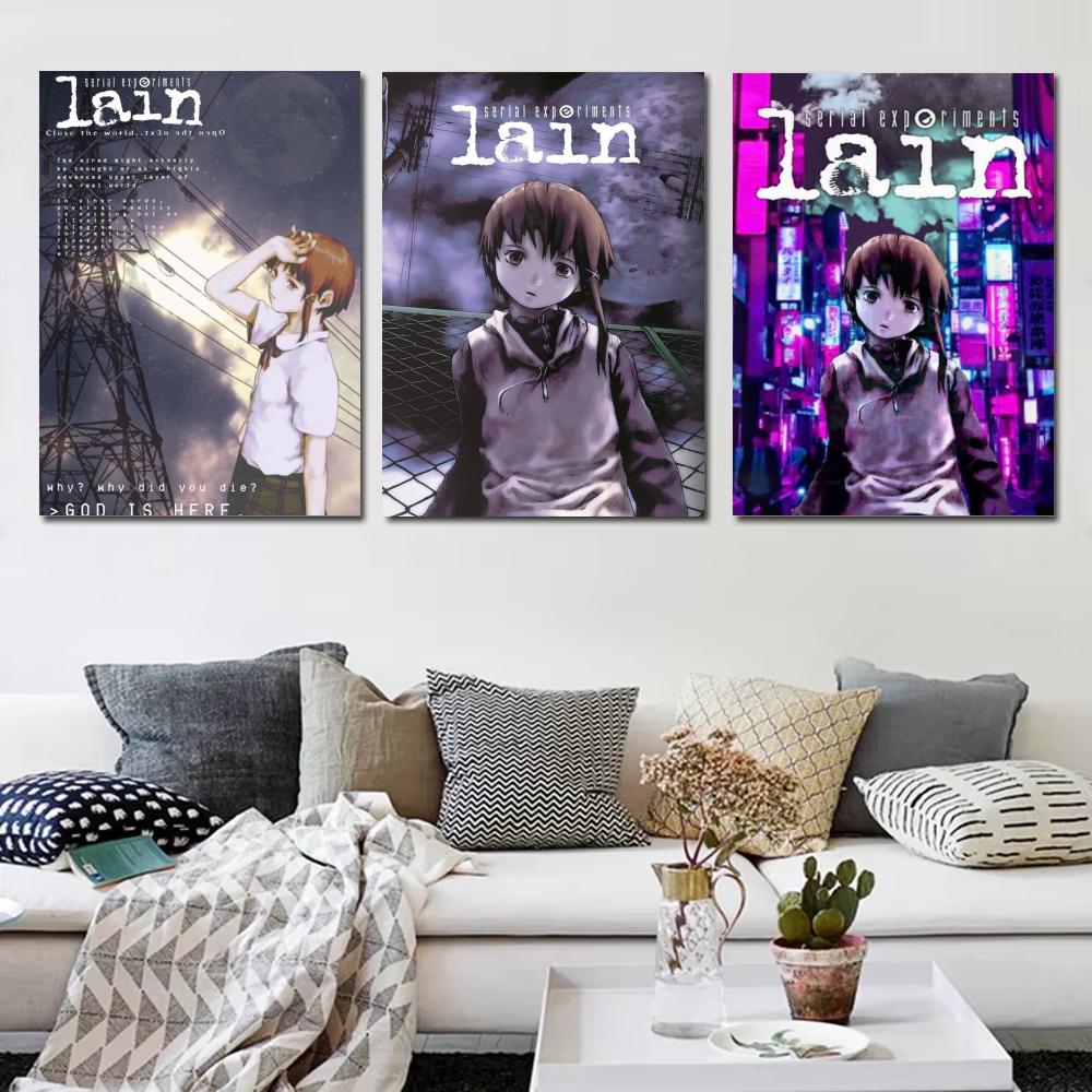 Anime S-Serial Experiments Lai - مراجعة Home Decor Wallpaper وسعره