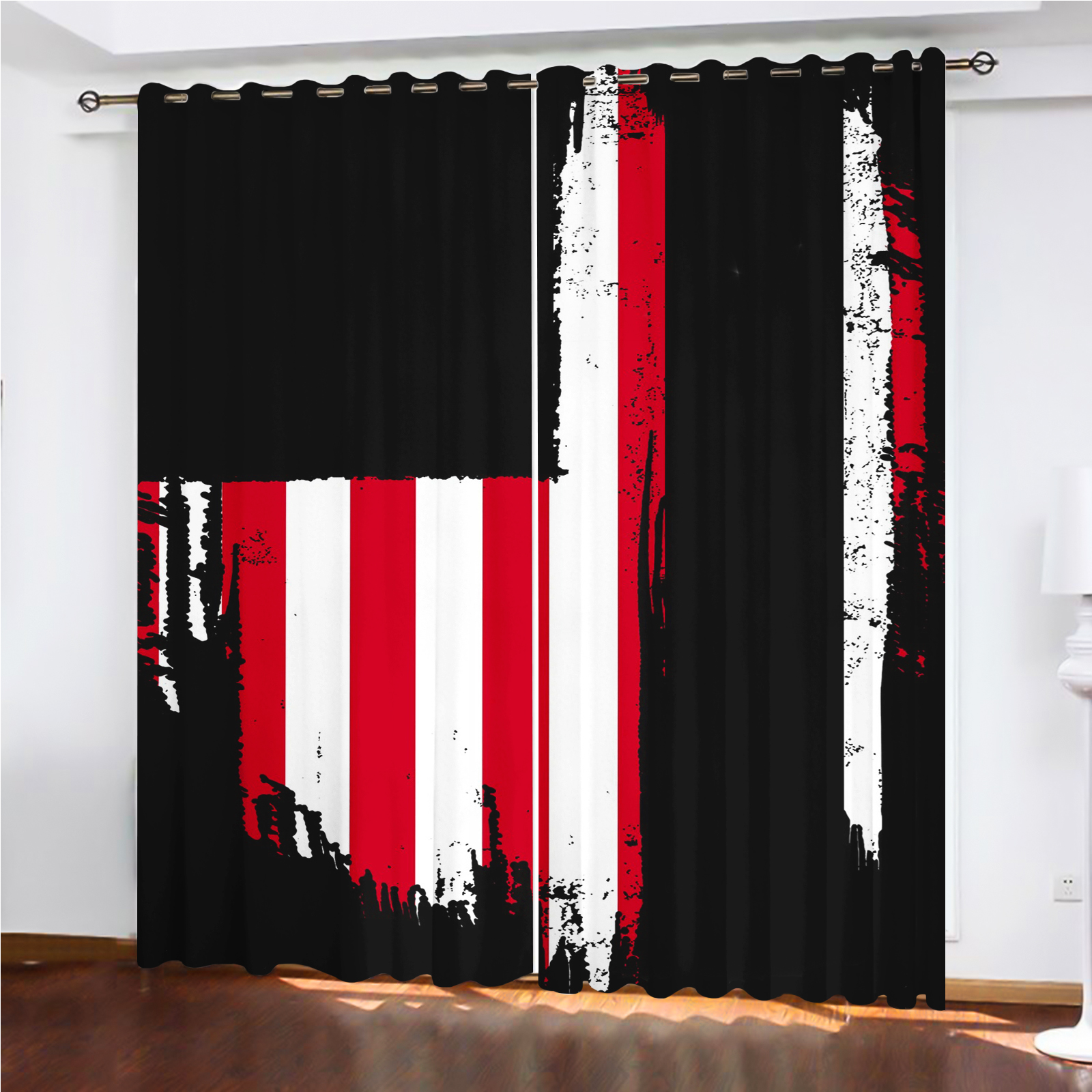 America 250th Anniversary Curt - مراجعة Home Decor Curtains وسعره