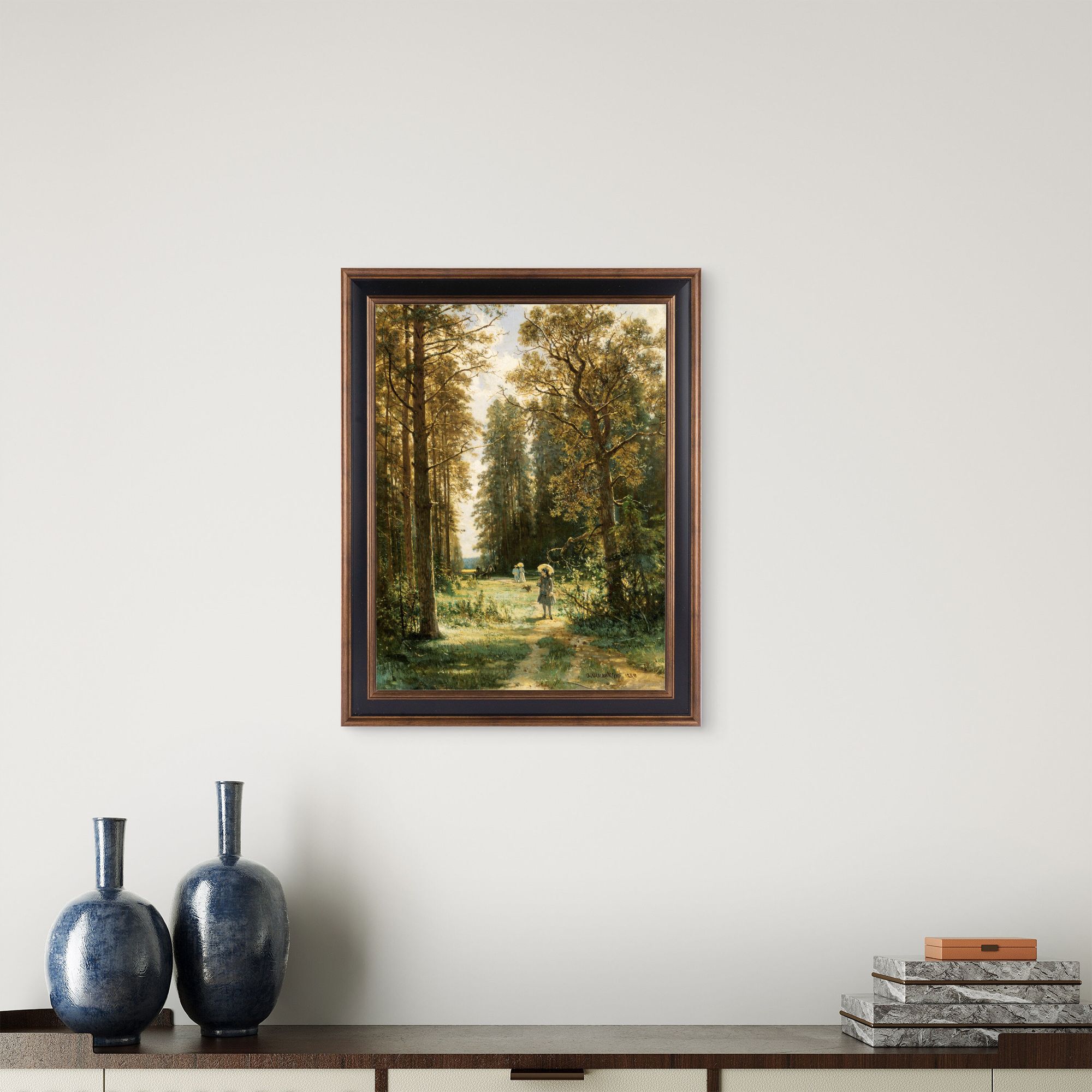 Ivan Shishkin Framed Canvas Wa - مراجعة Home Decor Mirror وسعره