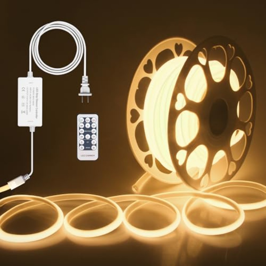 120V 110V COB Led Strip Light  - مراجعة Led Strip Lights وسعره