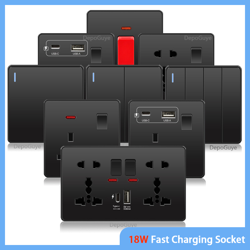 Universal Black USB Type-C 18W - مراجعة Home Decor Uk وسعره
