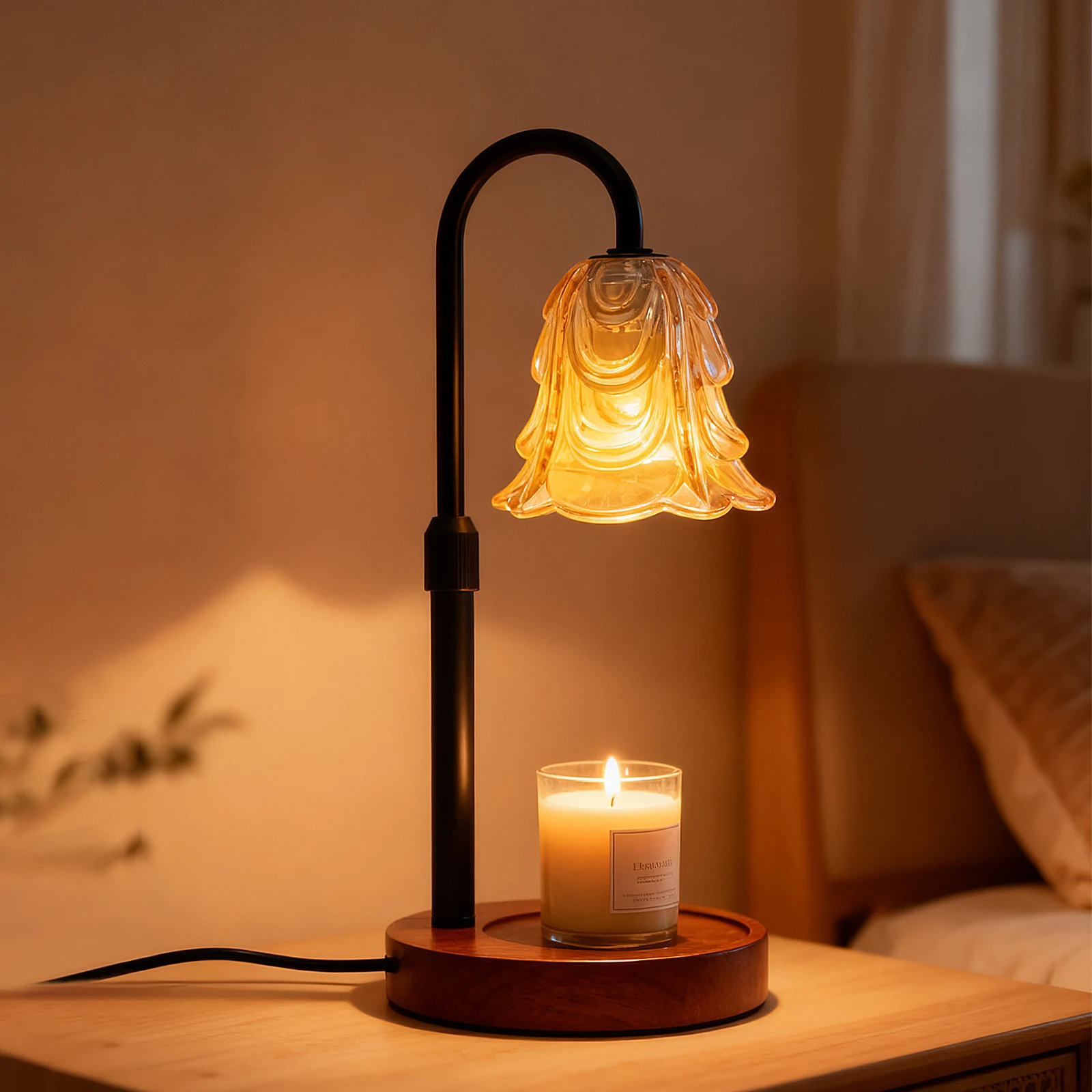 Dimmable Flower Candle Warmer  - مراجعة Home Decor Uk وسعره