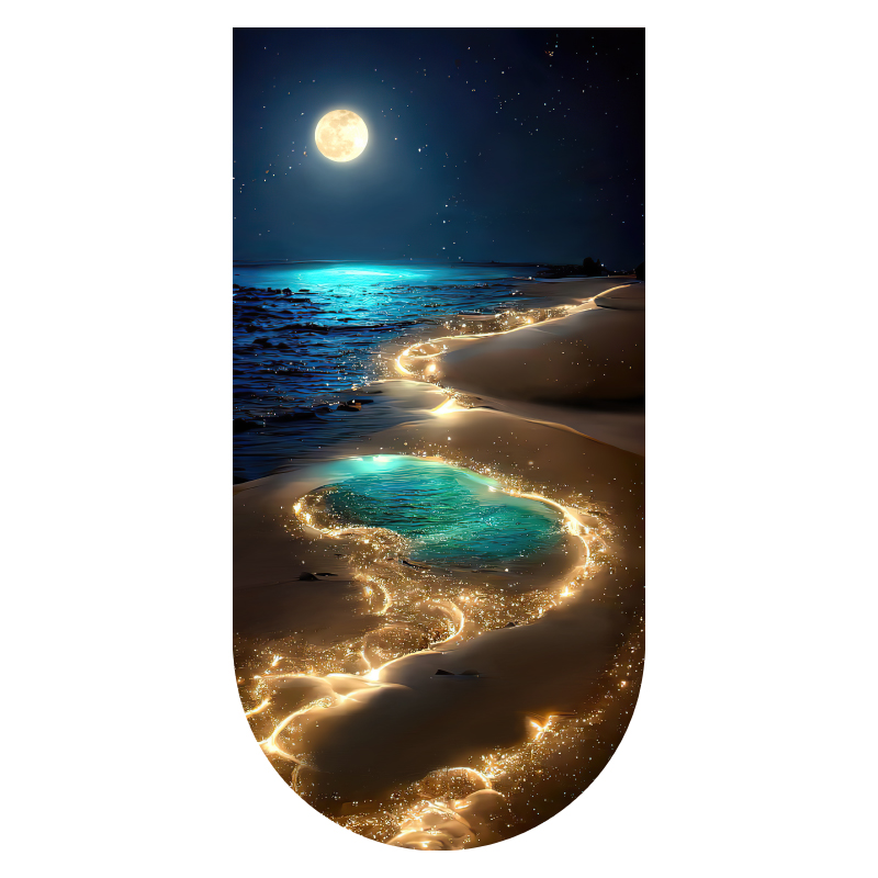 Wave entrance decorative paint - مراجعة Hanging Moon Lamp وسعره