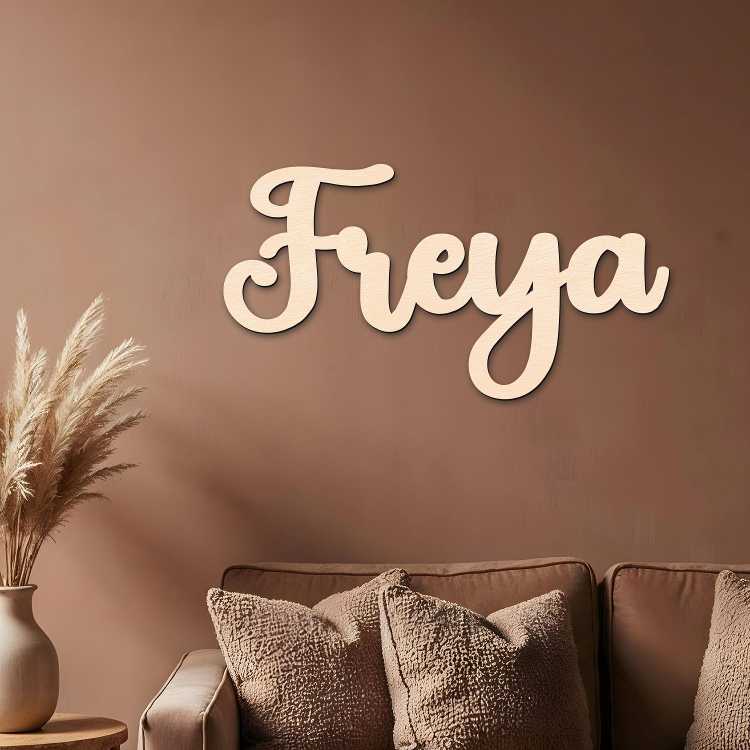 1pc Custom Wooden Name Sign,Cu - مراجعة Home Decor Com وسعره