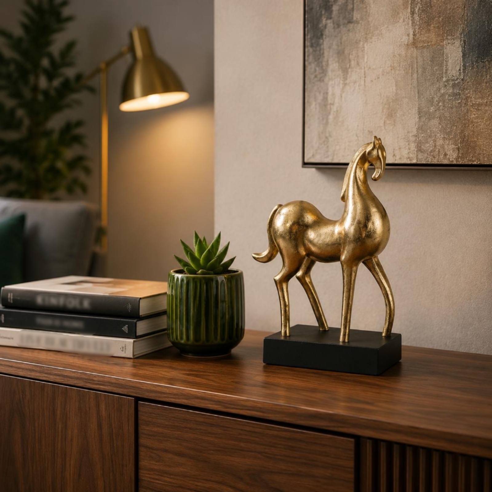 Abstract Horse Sculpture Sleek - مراجعة Abstract Sculpture Resin وسعره