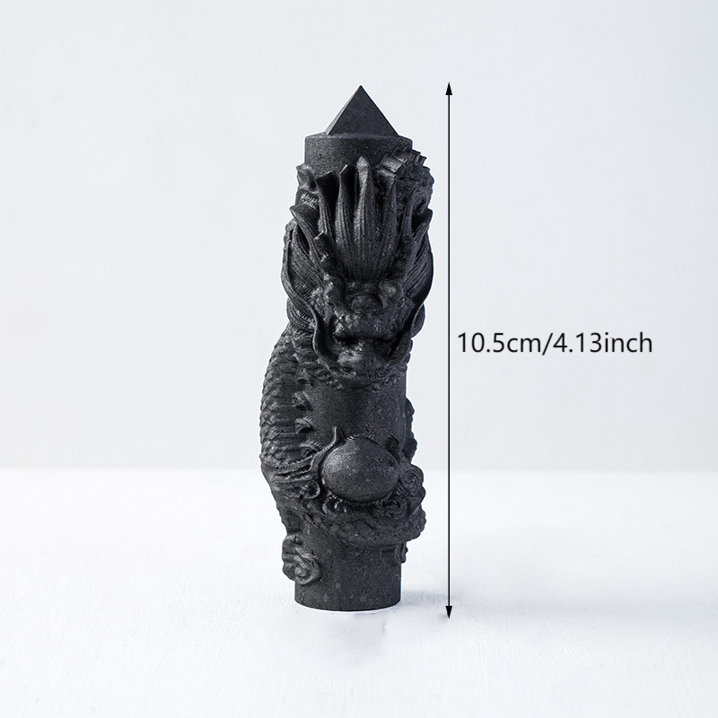 1pc Natural Shungite Tower Poi - مراجعة Home Decor Modern Organic وسعره