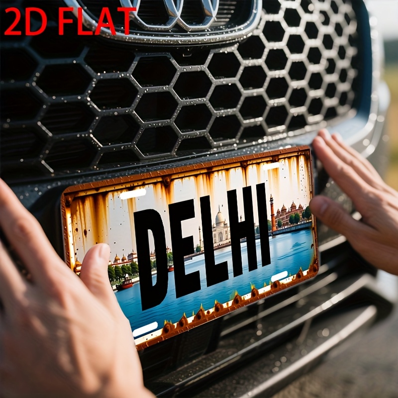 Tin Sign - Delhi India Citysca - مراجعة Home Decor Delhi وسعره