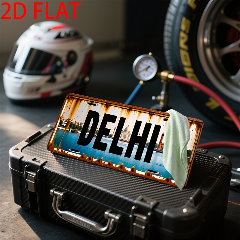 Tin Sign - Delhi India Citysca - مراجعة Home Decor Delhi وسعره