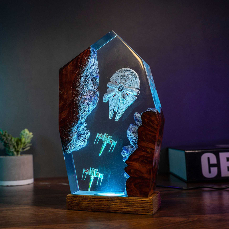 Table Resin Lamp Universe War  - مراجعة Home Decor Collection وسعره