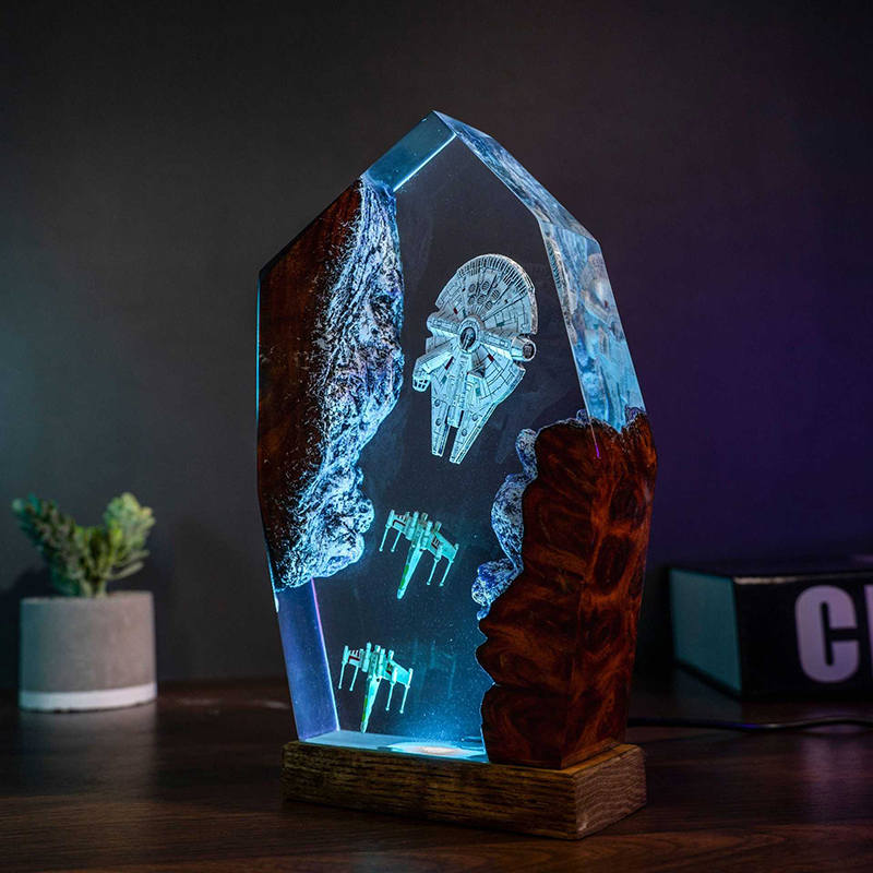 Table Resin Lamp Universe War  - مراجعة Home Decor Collection وسعره