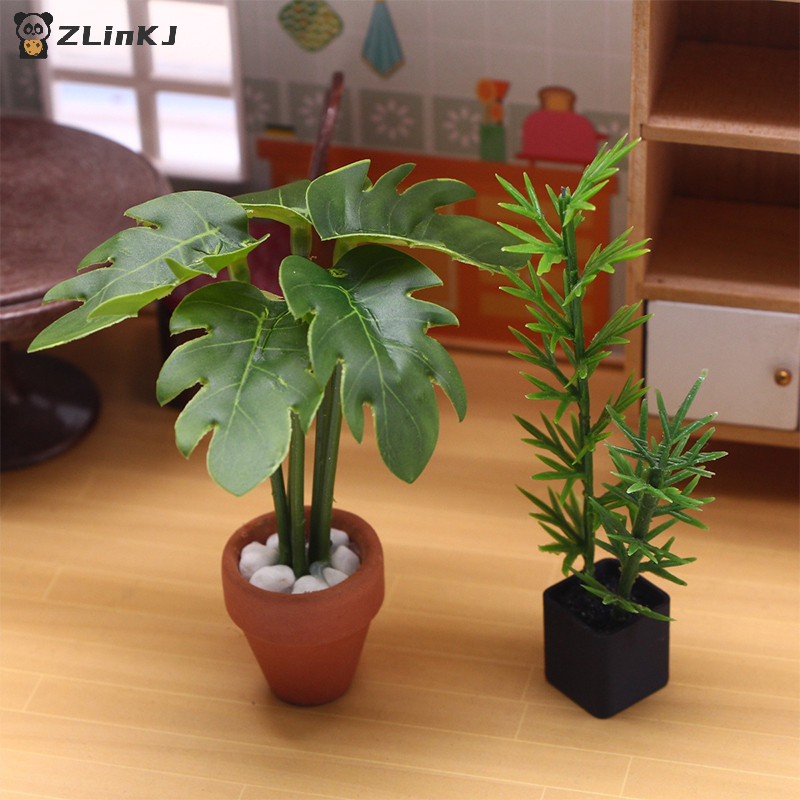 ▶1Pcs 1:12 Dollhouse Simulatio - مراجعة Home Decor Green وسعره