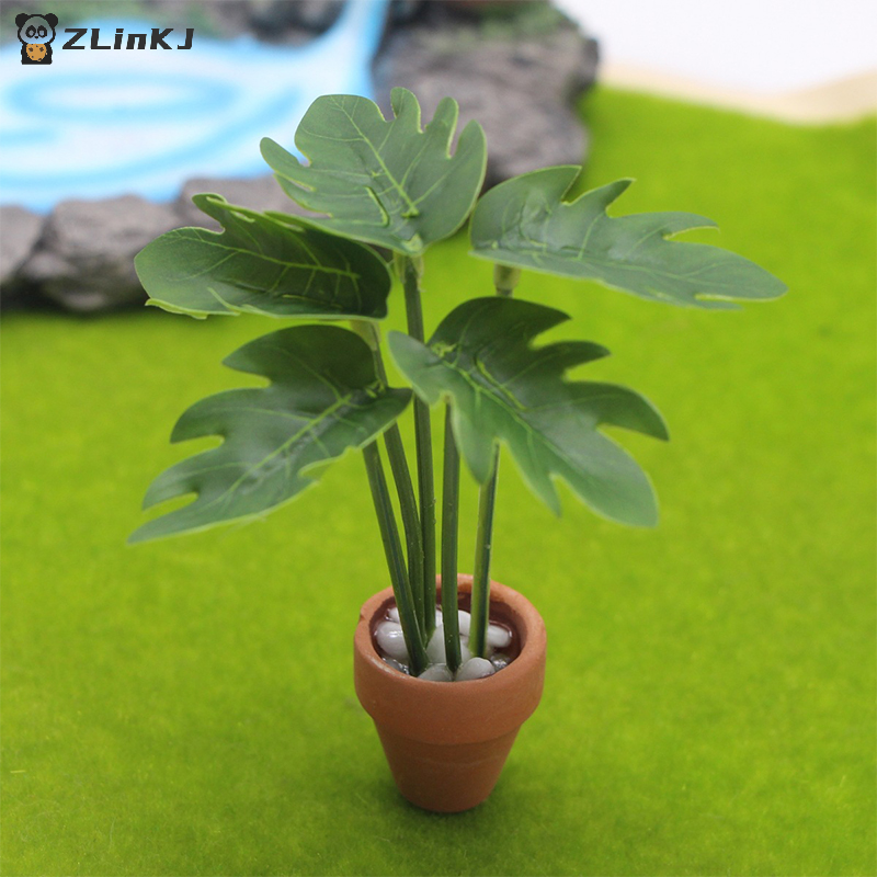 ▶1Pcs 1:12 Dollhouse Simulatio - مراجعة Home Decor Green وسعره