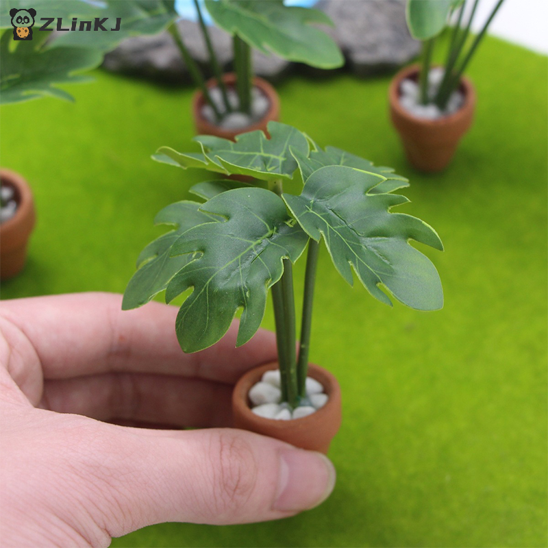 ▶1Pcs 1:12 Dollhouse Simulatio - مراجعة Home Decor Green وسعره