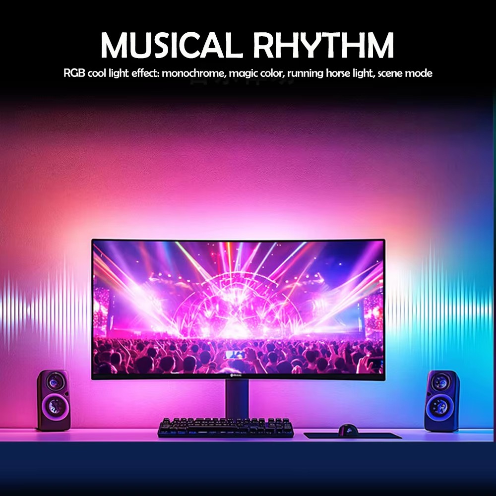 RGB Gaming Lights Strip Monito - مراجعة Led Strip Lights وسعره