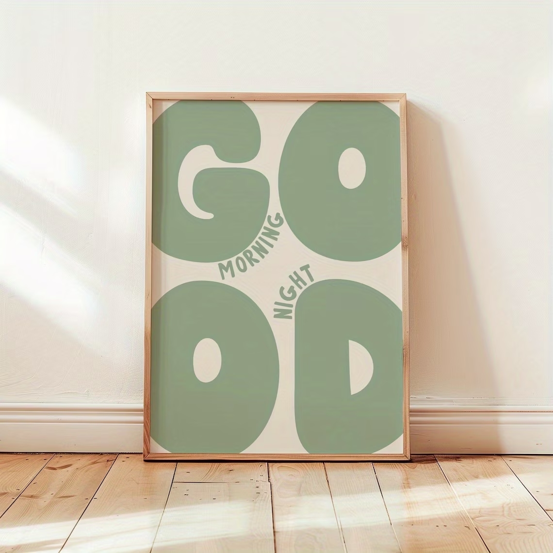 Modern Green Good Morning Good - مراجعة Home Decor Green وسعره