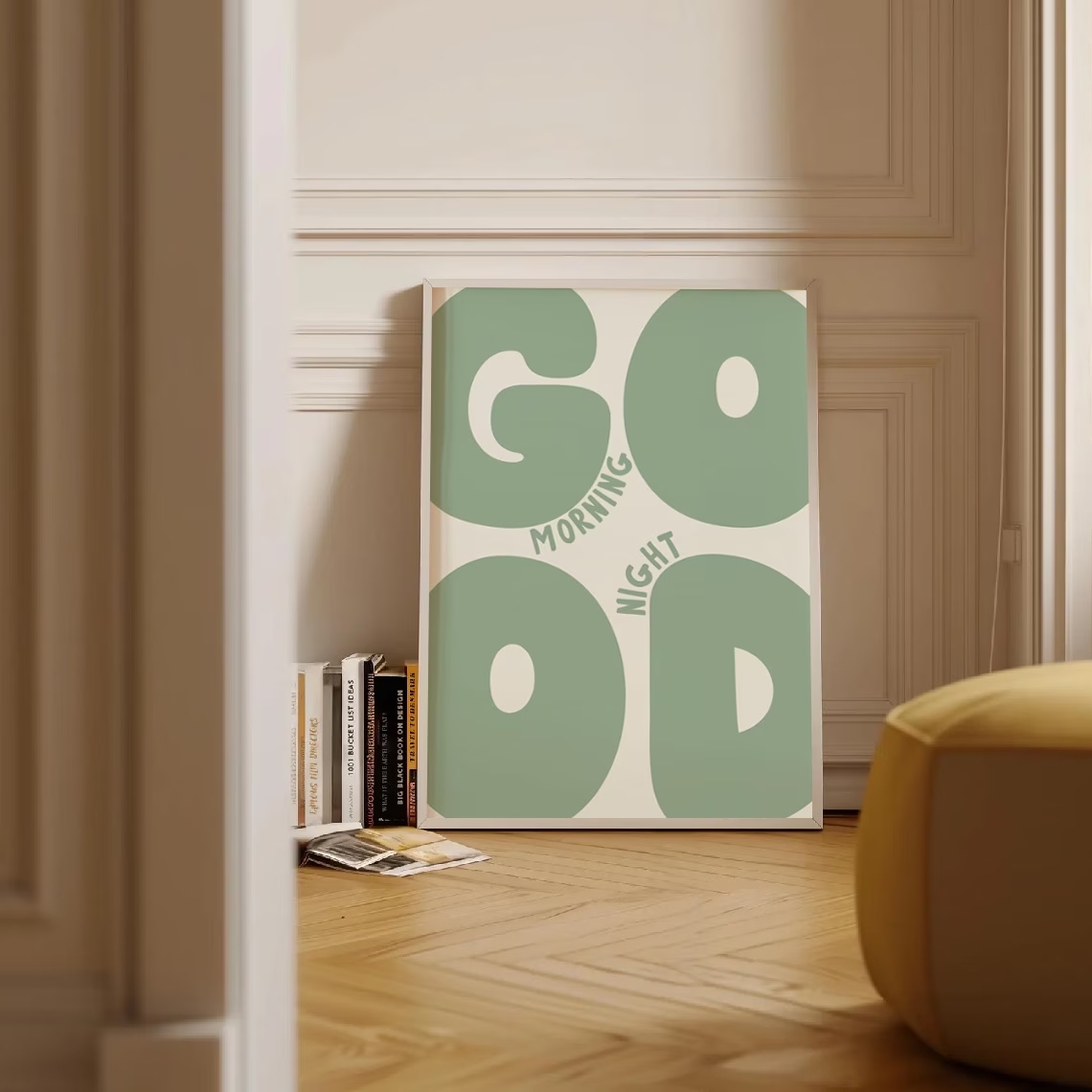 Modern Green Good Morning Good - مراجعة Home Decor Green وسعره