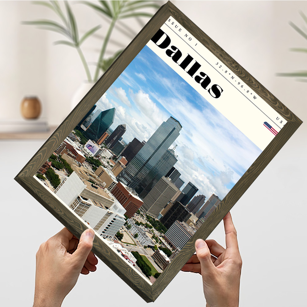 Dallas Texas Travel Printing P - مراجعة Home Decor Dallas وسعره