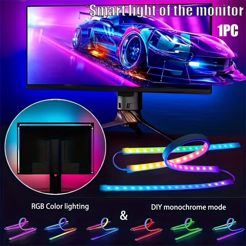 RGB Gaming Lights Strip Monito - مراجعة Led Strip Lights وسعره