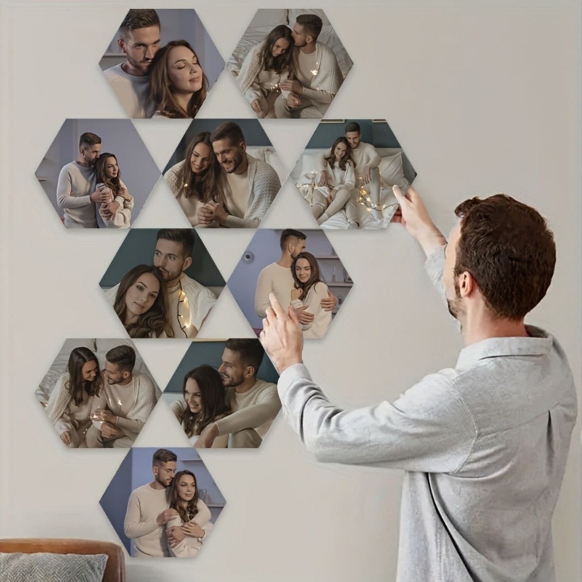 Custom Wall Decor — Modern Hex - مراجعة Home Decor Com وسعره