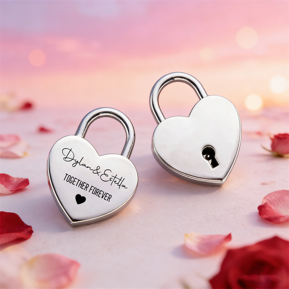 Custom Name Heart-Shaped Padlo - مراجعة Home Decor Com وسعره