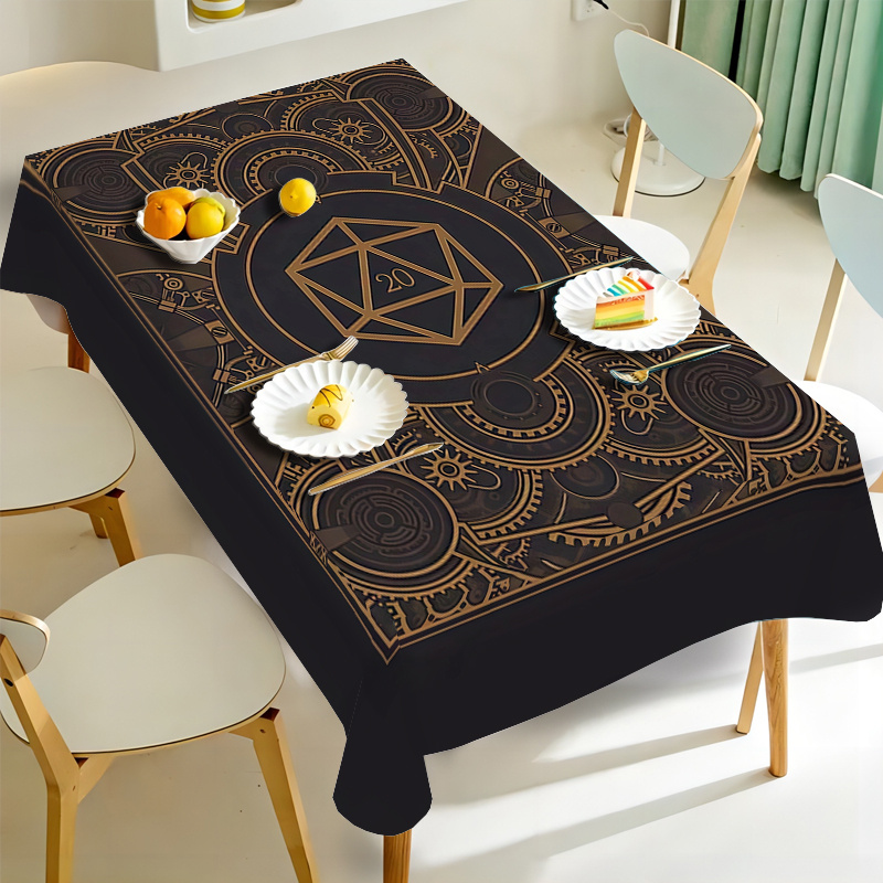 Steampunk Black Golden Gear Pa - مراجعة Home Decor Room وسعره