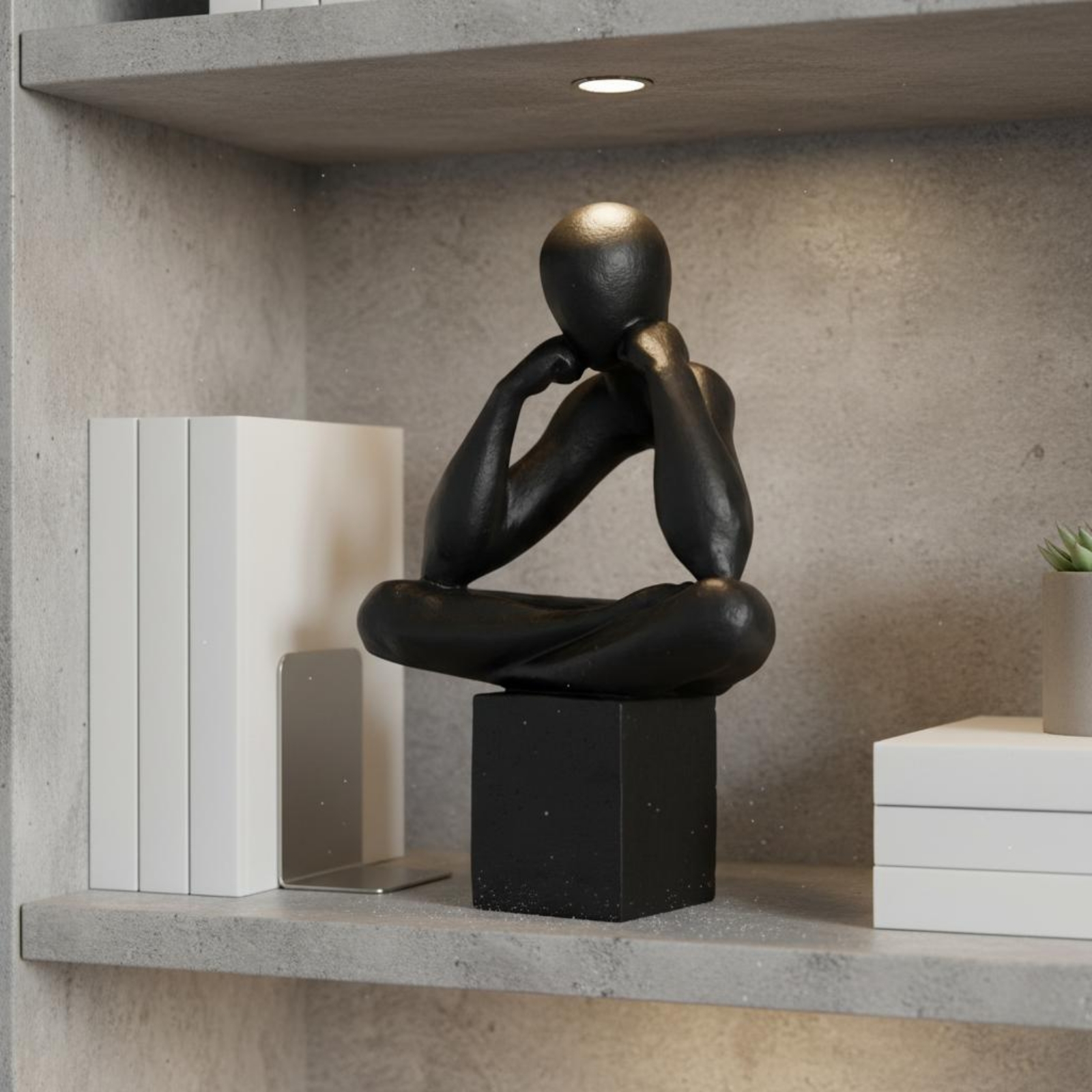 Thinker Statue Modern Minimali - مراجعة Abstract Sculpture Resin وسعره