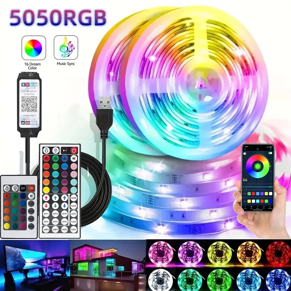 Smart RGB LED Gaming Light Str - مراجعة Led Strip Lights وسعره
