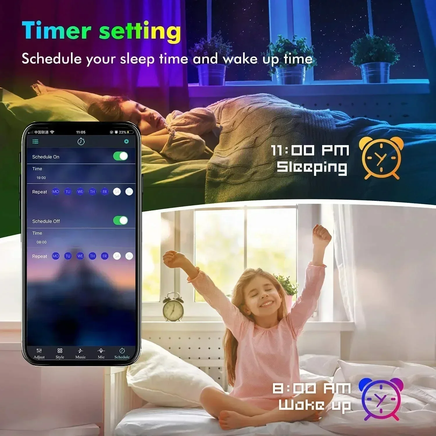 Smart RGB LED Gaming Light Str - مراجعة Led Strip Lights وسعره