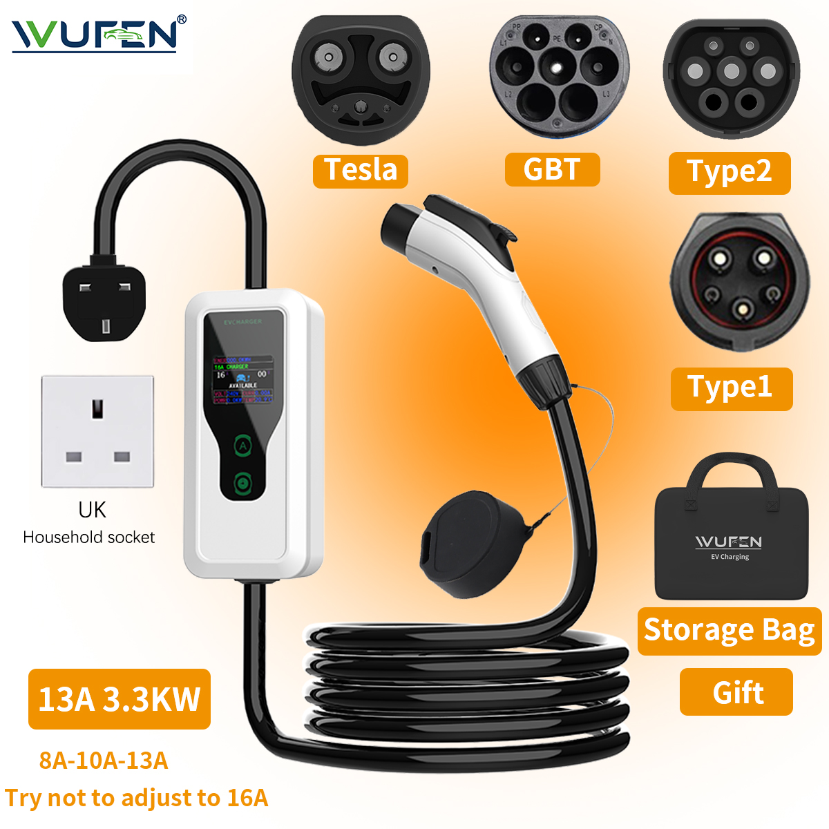 WUFEN Electric Car Portable Ty - مراجعة Home Decor Uk وسعره