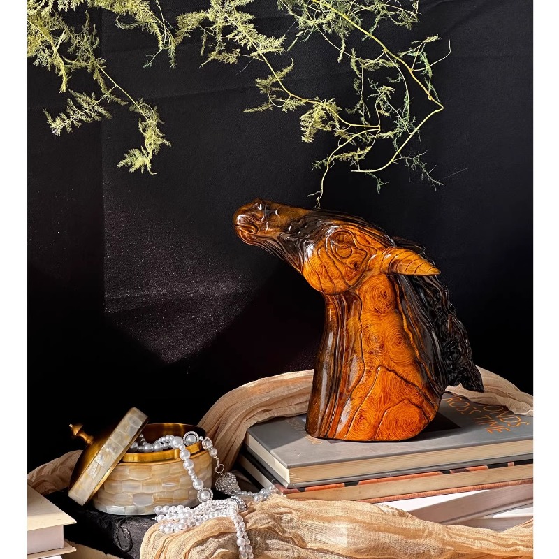 Vintage Resin Animal Horse Hea - مراجعة Abstract Sculpture Resin وسعره