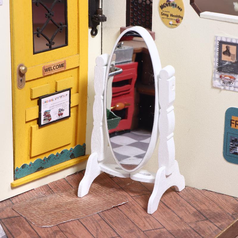 1/12 Dollhouse Simulation Mini - مراجعة Home Decor Mirror وسعره