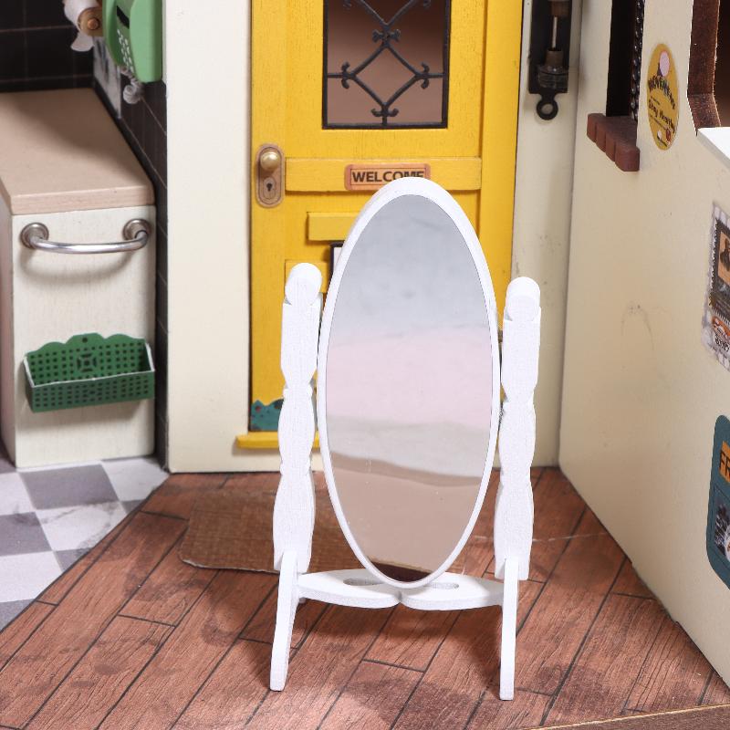 1/12 Dollhouse Simulation Mini - مراجعة Home Decor Mirror وسعره