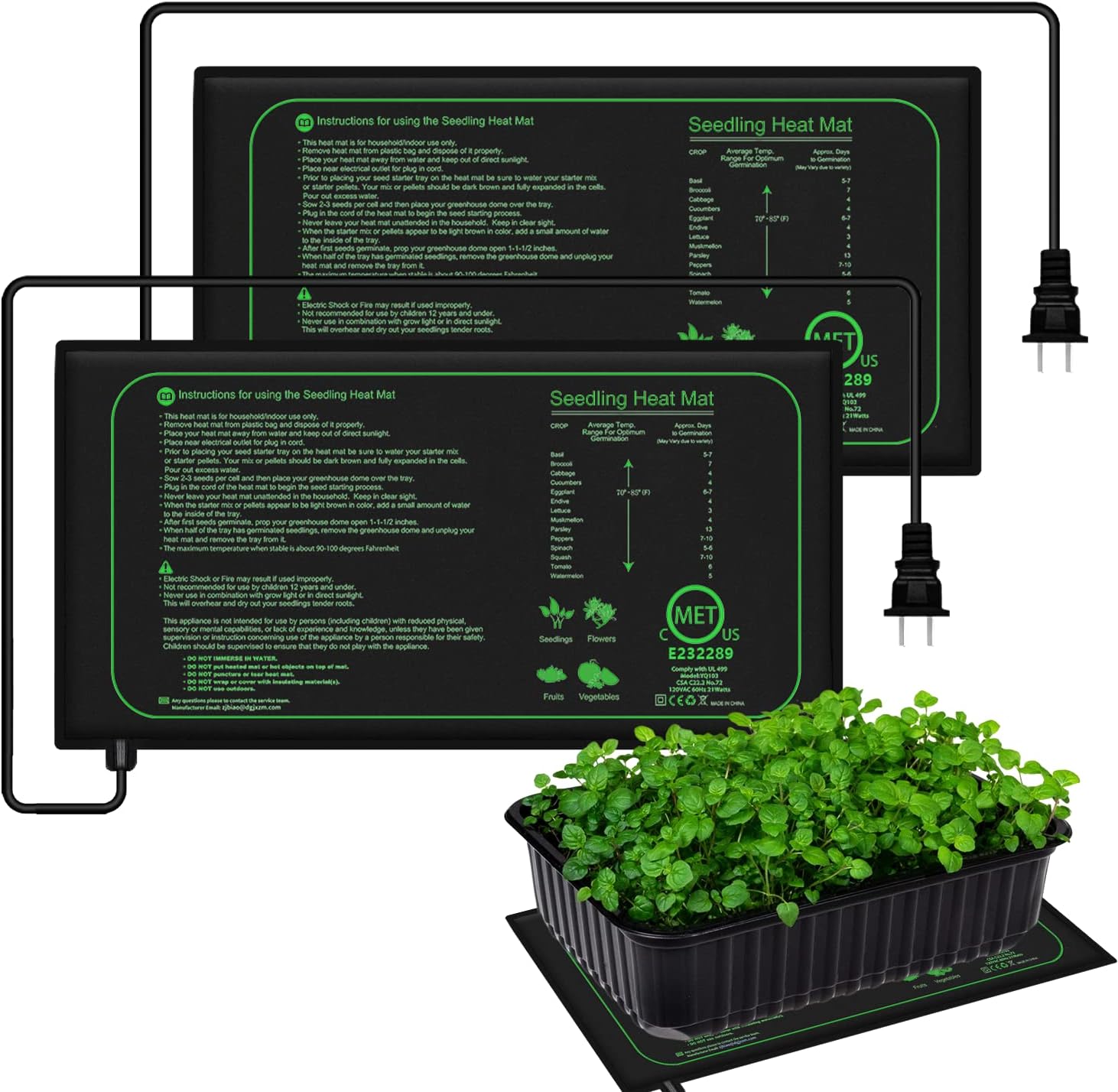 10/25/50CM Seedling Heat Mat I - مراجعة Home Decor Uk وسعره