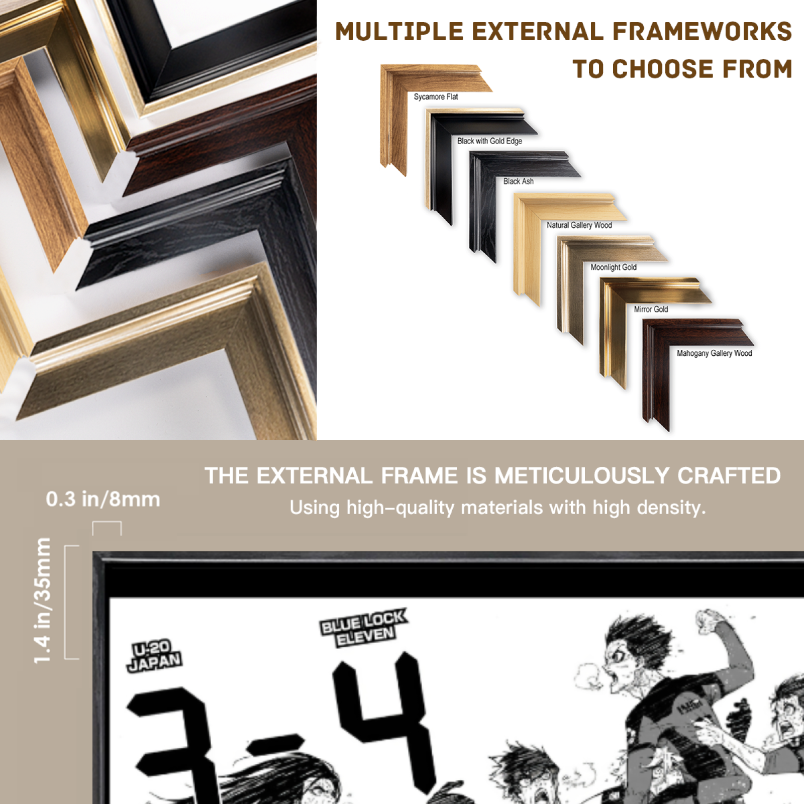 Japanese Manga Multi-Size Canv - مراجعة Home Decor Mirror وسعره