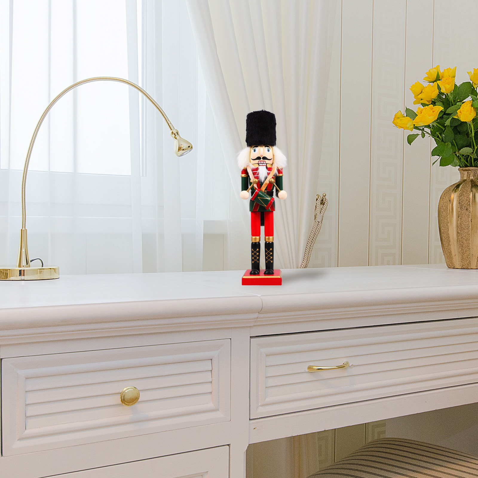 Xmas Nutcracker Decor Wooden N - مراجعة Home Xmas Decor Ideas وسعره