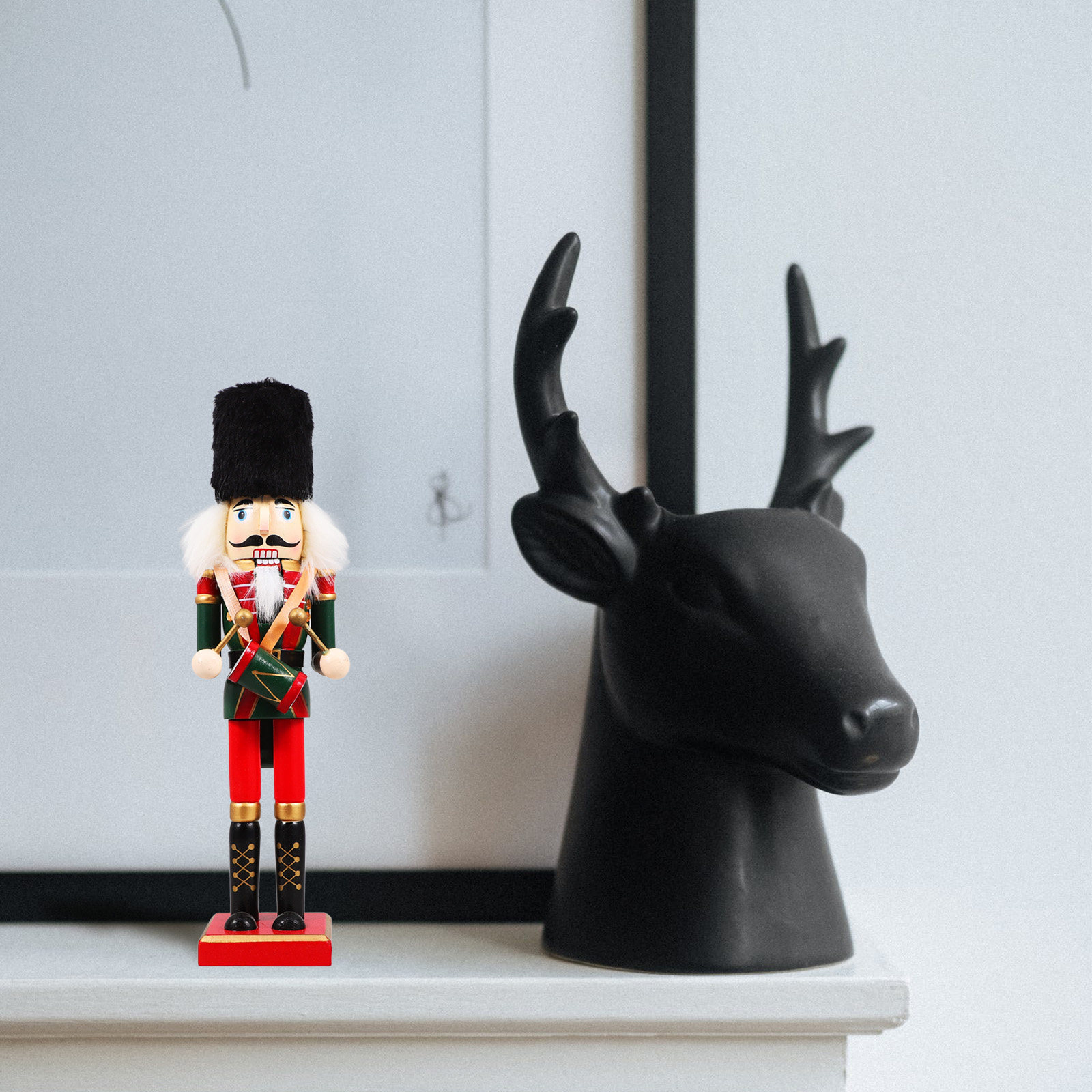 Xmas Nutcracker Decor Wooden N - مراجعة Home Xmas Decor Ideas وسعره